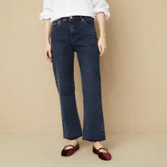 UNIVERSITY CLUB - Jean Straight Tiro Alto Mujer