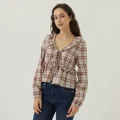 AMERICAN ABBEY - Blusa 100% Algodón Mujer