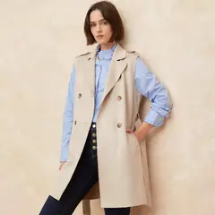 ELLE - Abrigo Casual Mujer