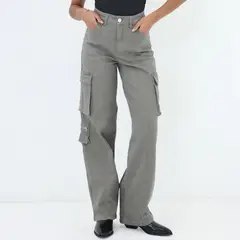 DENIMLAB - Pantalón Cargo Mujer