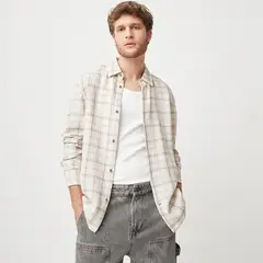 BASEMENT - Camisa 100% Algodón Hombre