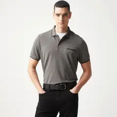 BASEMENT - Polo 100% Algodón Manga Corta Hombre