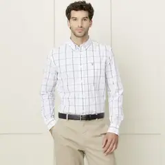 CHRISTIAN LACROIX - Camisa 100% Algodón Casual Hombre