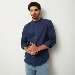 UNIVERSITY CLUB - Camisa Lino Casual Hombre