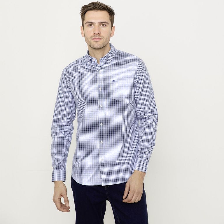 Camisa 100% Algodón Casual Hombre