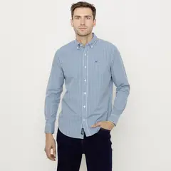 UNIVERSITY CLUB - Camisa 100% Algodón Casual Hombre