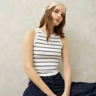 SYBILLA - Polo Sin Mangas Mujer