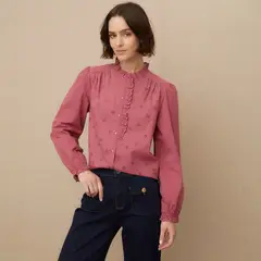 UNIVERSITY CLUB - Blusa Manga Larga Casual Mujer