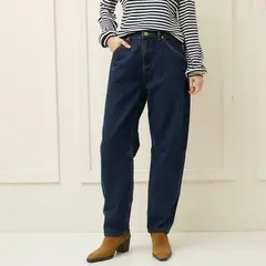 BASEMENT - Jean Mom Tiro Alto Mujer