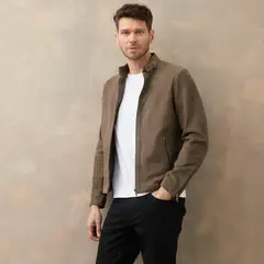 WOLF&HANK - Casaca 100% Cuero Casual Hombre