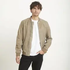 WOLF&HANK - Casaca 100% Cuero Casual Hombre