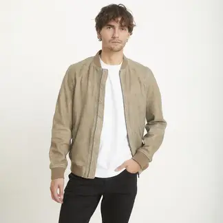 WOLF&HANK - Casaca 100% Cuero Casual Hombre