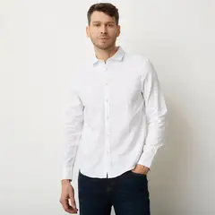 BASEMENT - Camisa 100% Algodón Sport Hombre