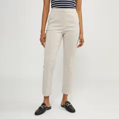 UNIVERSITY CLUB - Pantalón Straight Tiro Alto Mujer