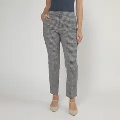 UNIVERSITY CLUB - Pantalón Straight Tiro Alto Mujer