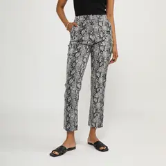 UNIVERSITY CLUB - Pantalón Straight Tiro Alto Mujer