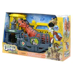 DINO VALLEY - Juguete Set Laboratorio De Dinosaurios Con Escape Y Luz Y Sonido