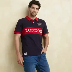 UNIVERSITY CLUB - Polo 100% Algodón Manga Larga Hombre