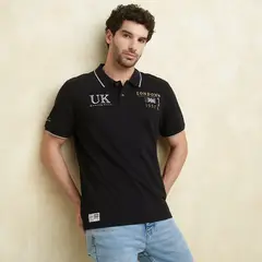 UNIVERSITY CLUB - Polo 100% Algodón Manga Larga Hombre