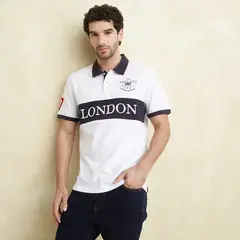 UNIVERSITY CLUB - Polo 100% Algodón Manga Larga Hombre