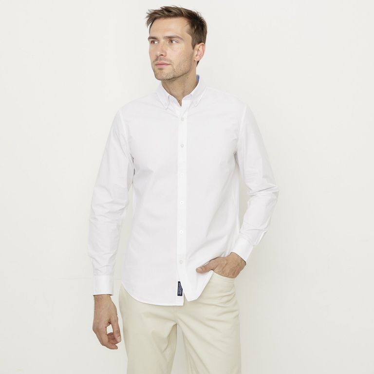 Camisa 100% Algodón Casual Hombre
