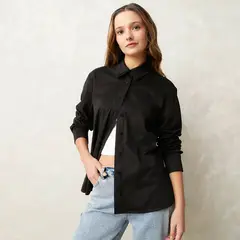 SYBILLA - Blusa Manga Larga Casual Mujer