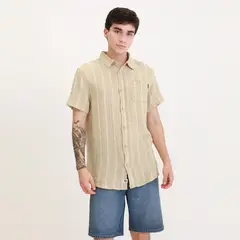 DOO AUSTRALIA - Camisa Algodón Manga Corta Casual