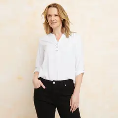 STEFANO COCCI - Blusa Manga Larga Casual Mujer