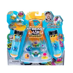 MR BEAST LAB - Juguete Mega Laboratorio x12 Figuras Aleatorio Mr Beast