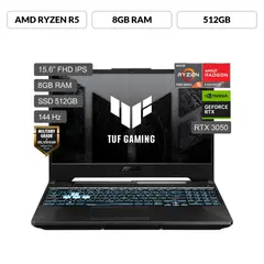 Laptop Gamer Tuf A15 Amd Ryzen 5 Rtx3050 8gb Ram 512 Ssd 15.6" Fhd