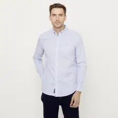 UNIVERSITY CLUB - Camisa 100% Algodón Casual Hombre
