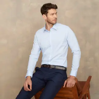 WOLF&HANK - Camisa de Vestir Hombre