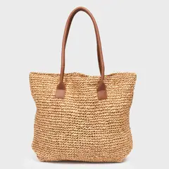 BASEMENT - Bolso Paja Mujer