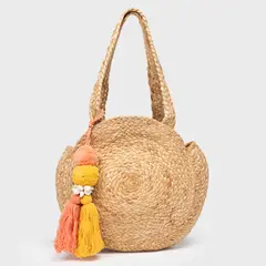 BASEMENT - Bolso Paja Mujer