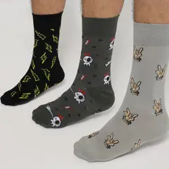 BEARCLIFF - Pack x3 Medias Hombre