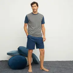 NEWPORT - Pijama Corto Algodón Hombre