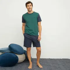 NEWPORT - Pijama Corto Algodón Hombre
