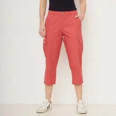 NEWPORT - Pantalón Capri 100% Algodón Mujer