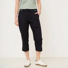 NEWPORT - Pantalón Capri 100% Algodón Mujer