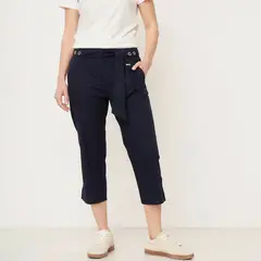 NEWPORT - Pantalón Capri 100% Algodón Mujer
