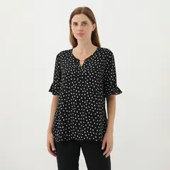STEFANO COCCI - Blusa Manga Corta Casual Mujer