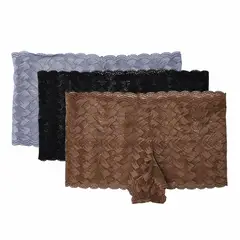 BLU - Pack X3 Calzón Encaje Pantaleta