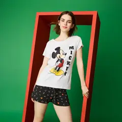 DISNEY - Pack Pijama Algodón + Scrunchie