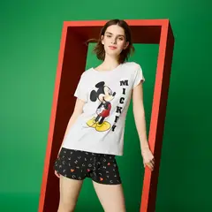 DISNEY - Pack Pijama Algodón + Scrunchie
