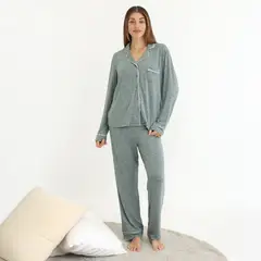 BLU - Pijama Algodón Mujer