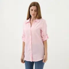 NEWPORT - Blusa Manga Larga Algodón Mujer