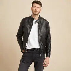 LA MARTINA - Casaca 100% Cuero Casual Hombre