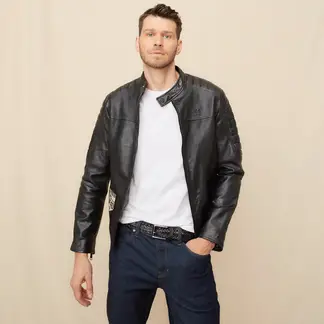 LA MARTINA - Casaca Cuero Hombre