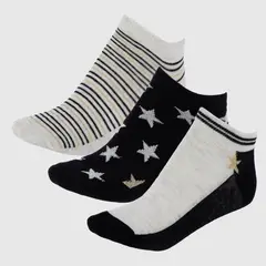 SYBILLA - Pack X3 Medias Cortas