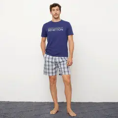 BENETTON - Short Pijama 100% Algodón Hombre